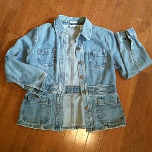 Vintage Distressed Denim Jacket